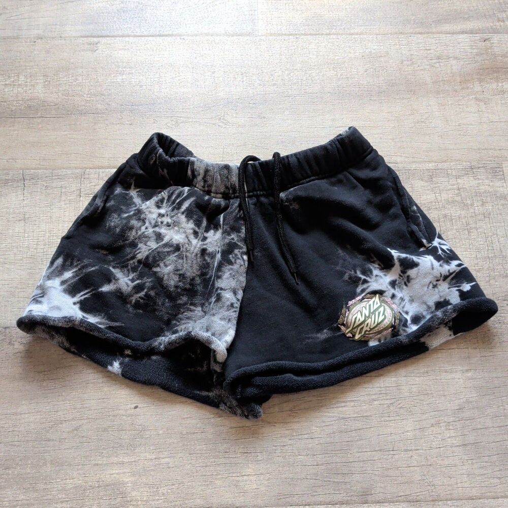 Santa Cruz Women's Shorts XS Sweat Tie Dye